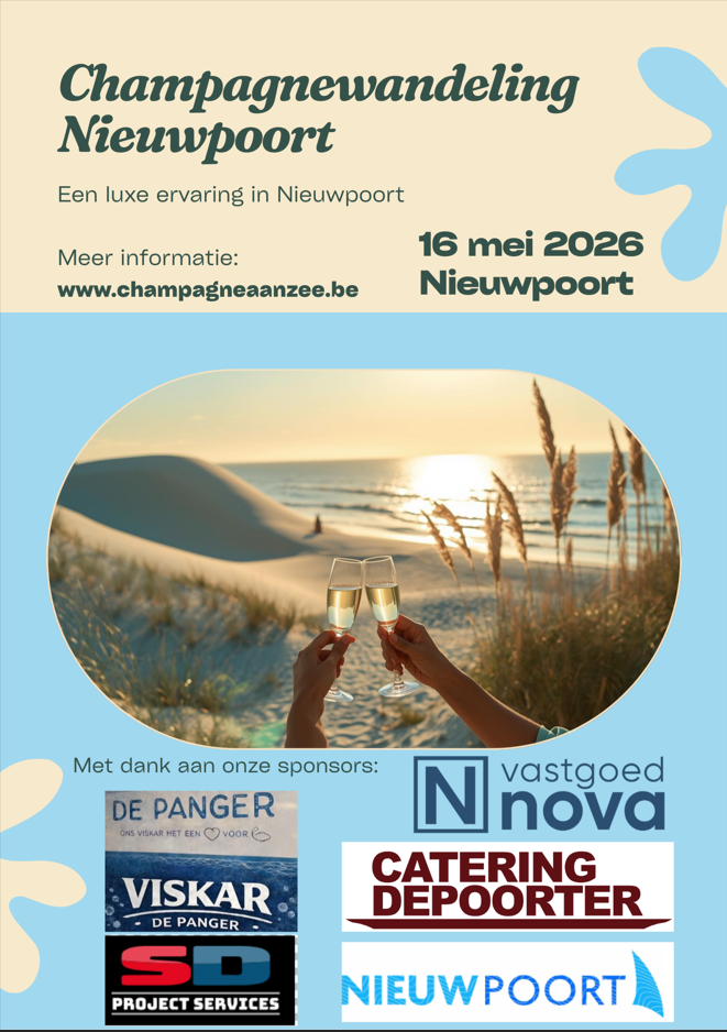 Champagnewandeling Nieuwpoort